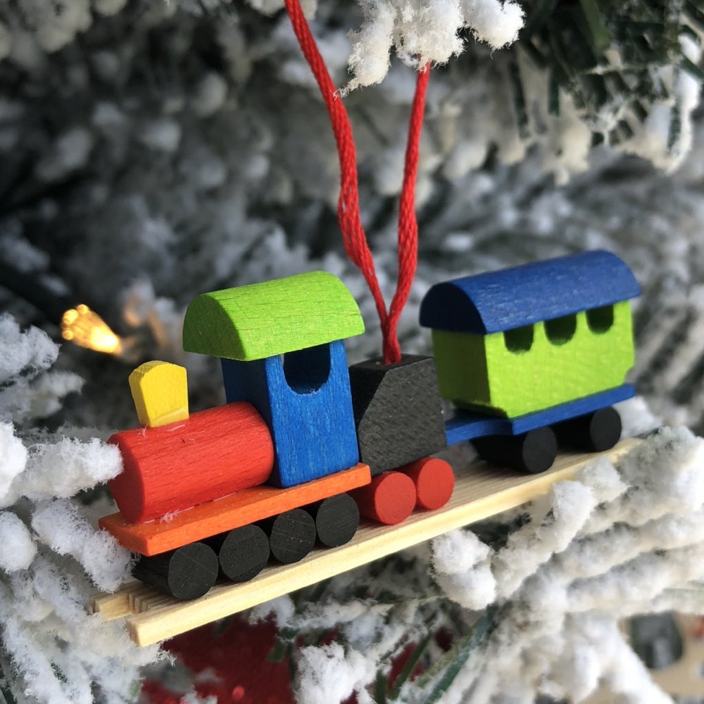 Mini Steam Train - Christmas tree decoration